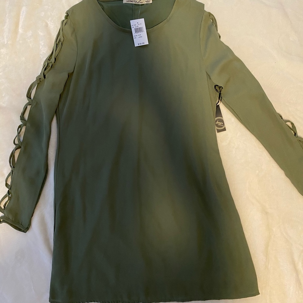 Army green dress